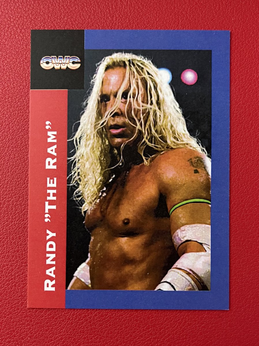 Randy 'The Ram' #wrestlingtradingcards #wrestlingcards #wwecards #mickeyrourke