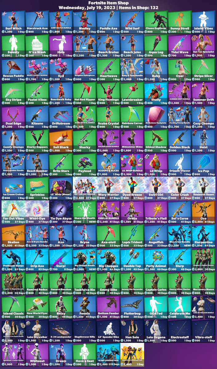 🛒| Tienda De Objetos
📅|  18-JULIO-23

Si te gusta nuestro contenido, puedes utilizar nuestro código en la tienda de objetos.❤ 

Código: FORTNITE-MX-00001 

#Fortnite | 📸 <a href="/firemonkey/"></a> | #ad