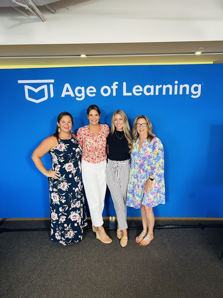 JenEvansNC's tweet photo. Looking forward to an impactful week at @AgeofLearning HQ with the best team. So much excitement for what’s to come!

#AgeofLearning #edtech #MyMathAcademy #MyReadingAcademy https://t.co/3svsQtseHo