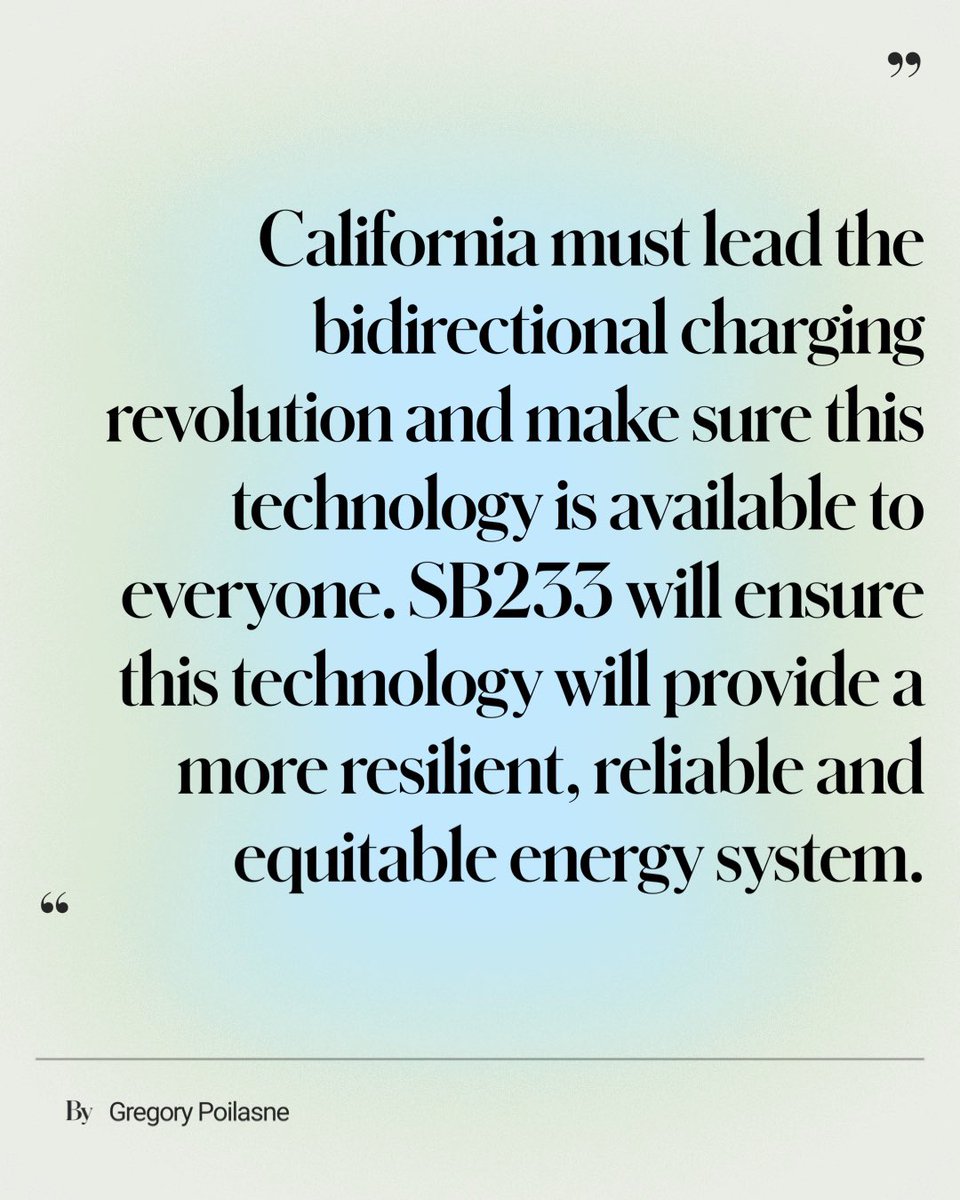 poilasnegregory's tweet photo. A week ago, SB 233 passes the California Assembly's Transportation Committee by a 9-to-4 vote. I was in Sacramento to testify. Check out the link in my bio to read more on #SB233.
#Nuvve #V2G #ElectricVehicles #BacktoTheGrid #VehicleCharging #Nuvve #FrenchCEO #GregoryPoilasne https://t.co/sAuVBTrqlY