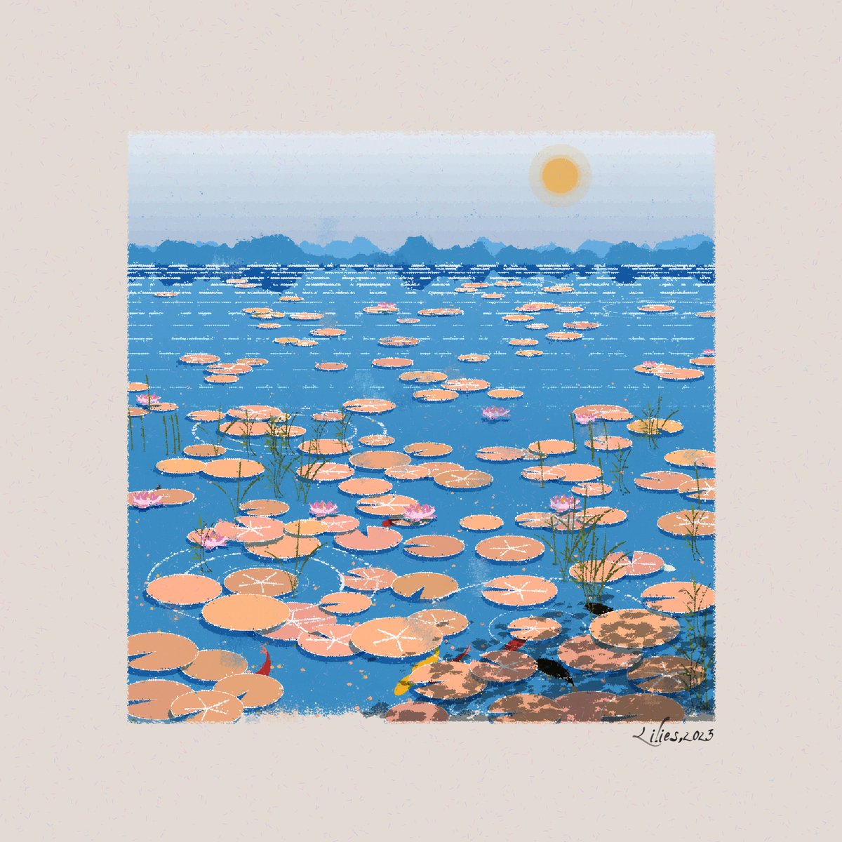 Thank you so much <a href="/bigcatnft/">bigcat 🎨🐱🎨</a> for minting Lilies #38. Your support keeps this project blossoming. 🙇