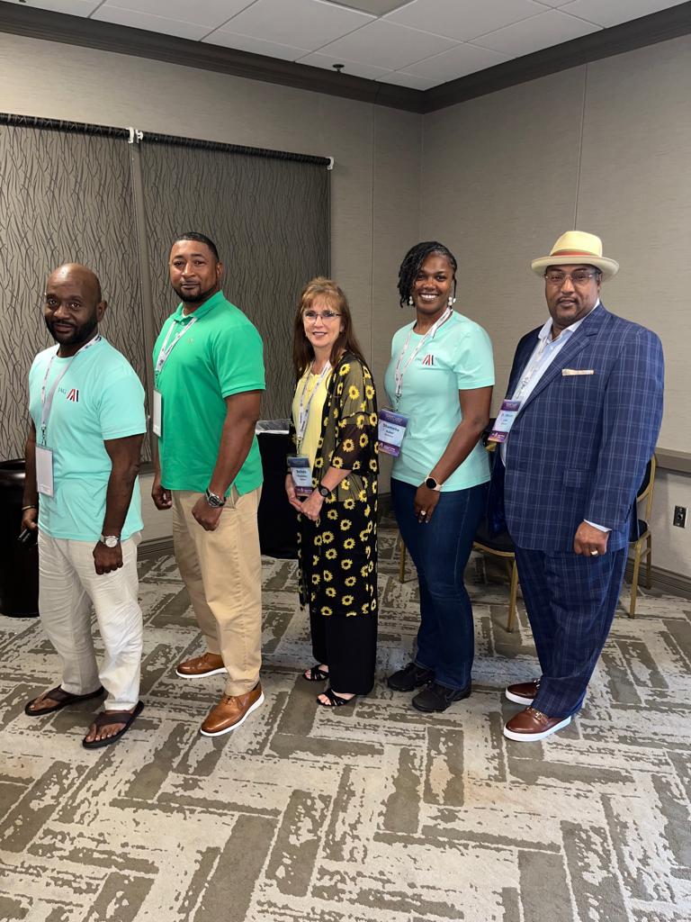 DirectorBake's tweet photo. My JAG Specialist and I learned so much at the JAG National Training Seminar (NTS)! 🎉 We cannot wait to see what next year will bring... 😄 #jagfam #future #grateful #45JAG #45CTE #45CTC #JagAlabama https://t.co/ao4J4VVxR8