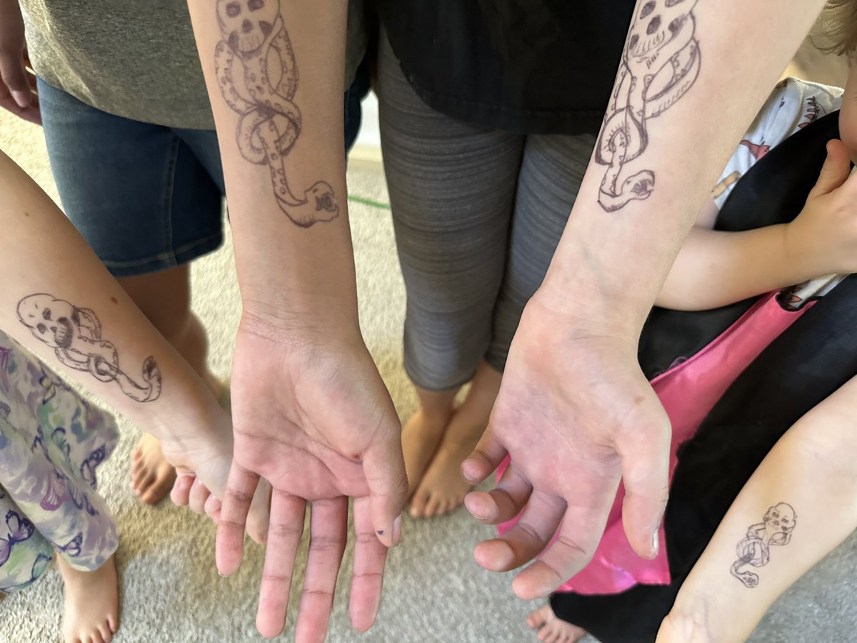 Should someone be worried if all three of his daughters wound up with the dark mark, and they’ve started infecting the neighbors too? Asking for a friend…