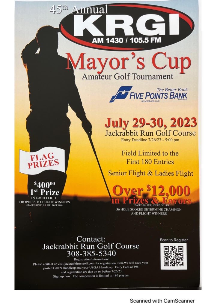 It’s almost Mayor’s Cup Time!! Get your entries in!!