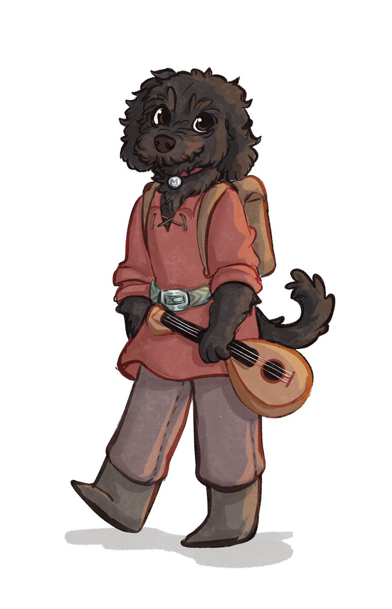 argonskiesart's tweet photo. What class would your pet be? Milo would definitely be a bard (he’s loud and loves attention 😂) https://t.co/ajpbkuJ0iI
