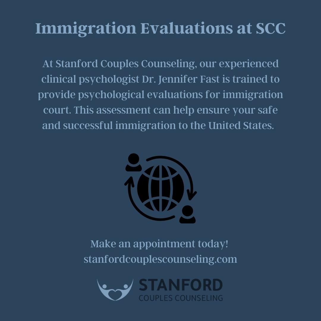 StanfordCouples's tweet image. Are you in need of an immigration evaluation? We are here to help. Schedule your appointment today!

For more information: stanfordcouplescounseling.com/services/immig…

#immigration #immigrationtesting #immigrationevaluation #testing #UptownDallas #NorthDallas #Texas #virtualtesting