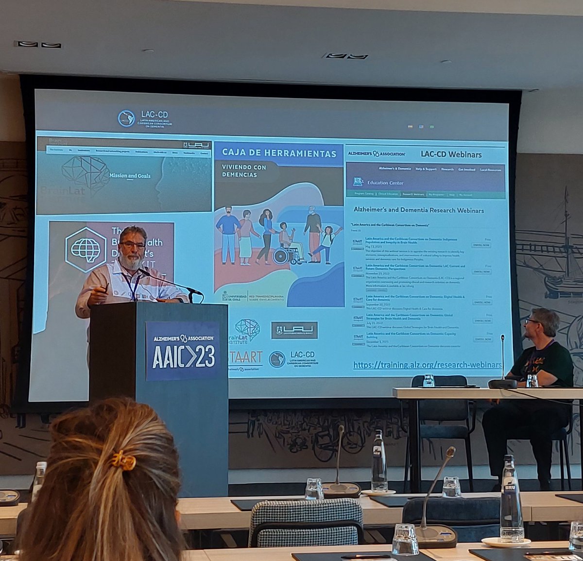 Wonderful to see how my work is circulating throughout Latin America and the world! See in the slide at the center the Caja de Herramientas Viviendo con Demencias (tool box living with dementia) developed in collab with <a href="/RedEn_UChile/">Red Transdisciplinaria sobre Envejecimiento - UCH</a> what an honor! <a href="/LACCD9/">LAC-CD</a> <a href="/GBHI_Fellows/">Global Brain Health Institute</a>