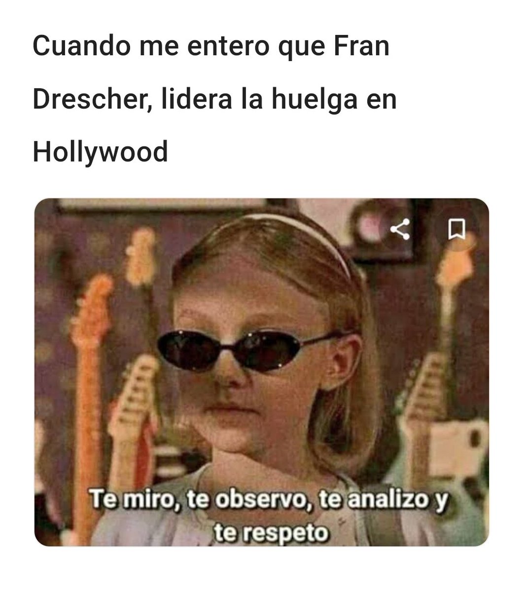 He conocido a un nuevo héroe y es ícono de la moda ♥️🖤 #RespectFranDrescher