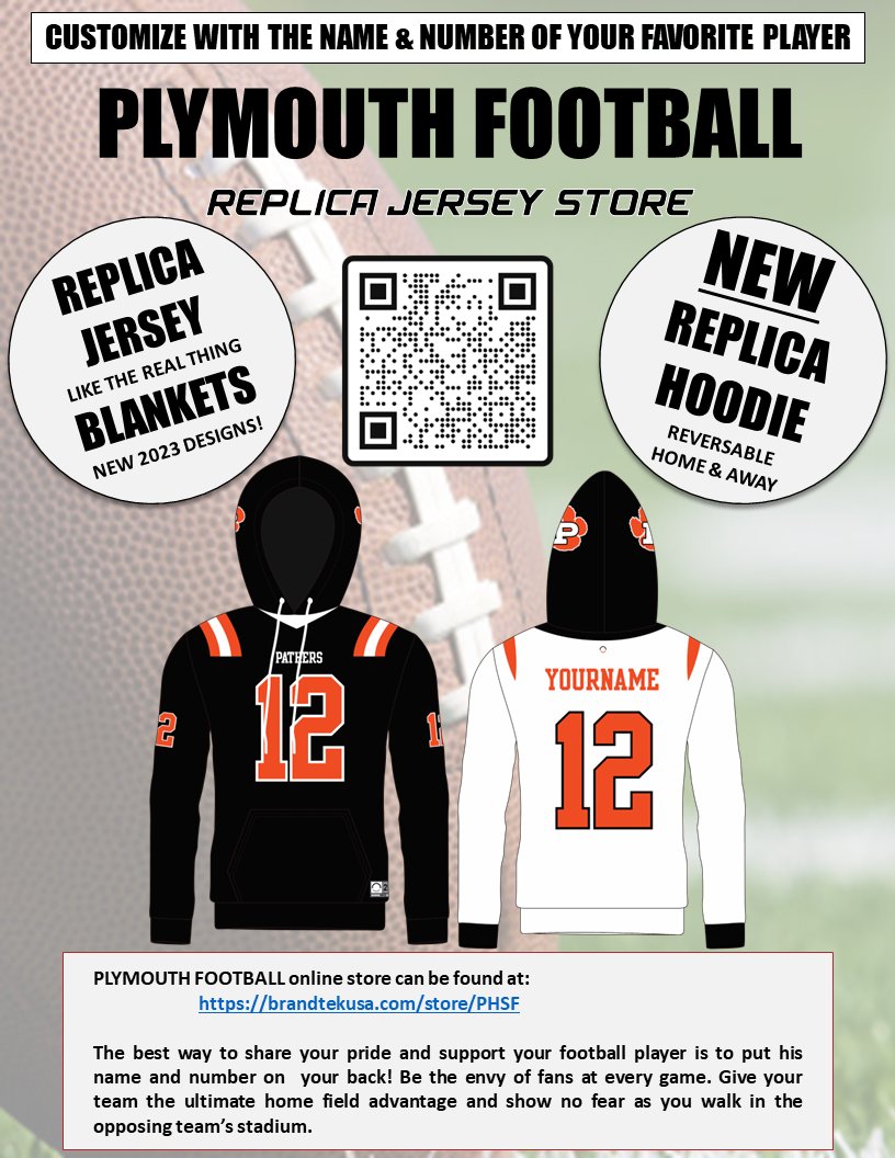 Pro3Powered's tweet image. Your store is open, @Plymouth_FB! Your store closes on 7/23. Go to brandtekusa.com/store/PHSF to order your team apparel &amp;amp; accessories today!