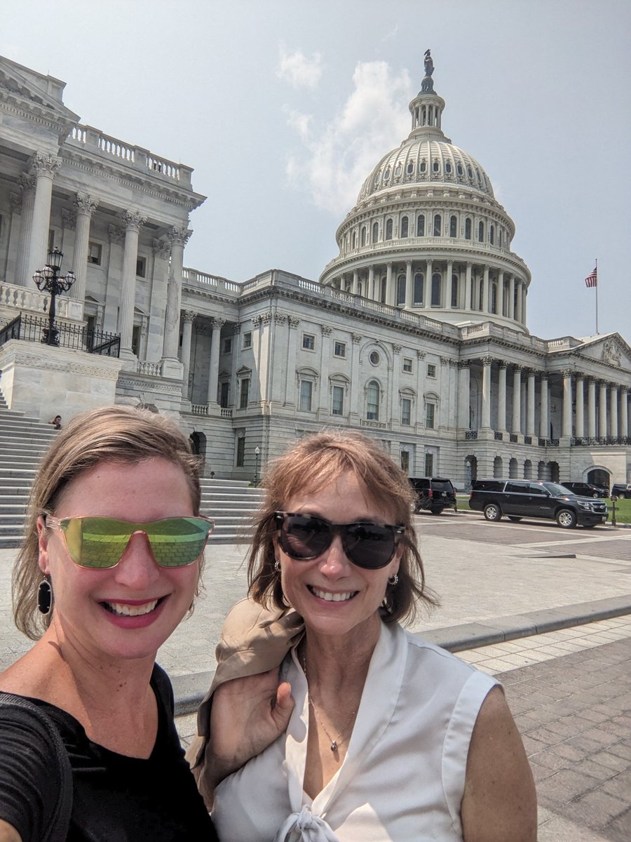 AnnMarieMKE's tweet photo. It's a beautiful day on Capitol Hill! Enjoying a walk in front of our nation's capitol as we go between the House and Senate buildings. #advocacy #ASMflyin https://t.co/xODBttLMfa
