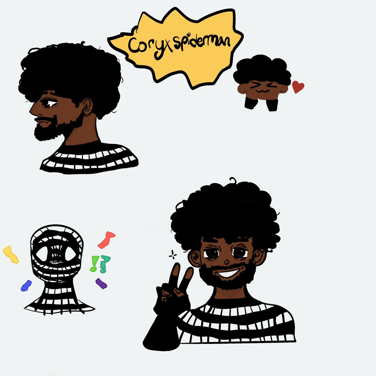 actually_venus's tweet photo. Cory x Spider-Man 🤩 { @CoryxKenshin } #coryxkenshin #Procreate #digitalart #traditionalart #actuallyvenus https://t.co/SdCBCRjUYK