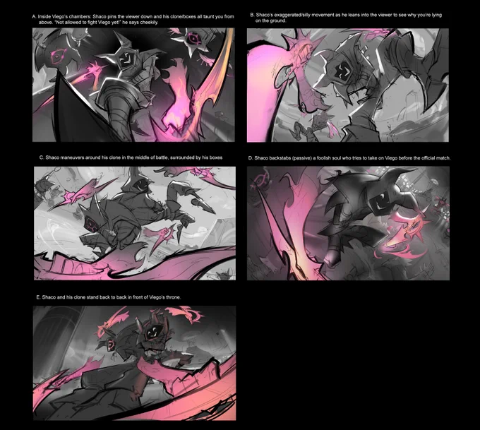 Finally got to do a Shaco splash! love this annoying asshole