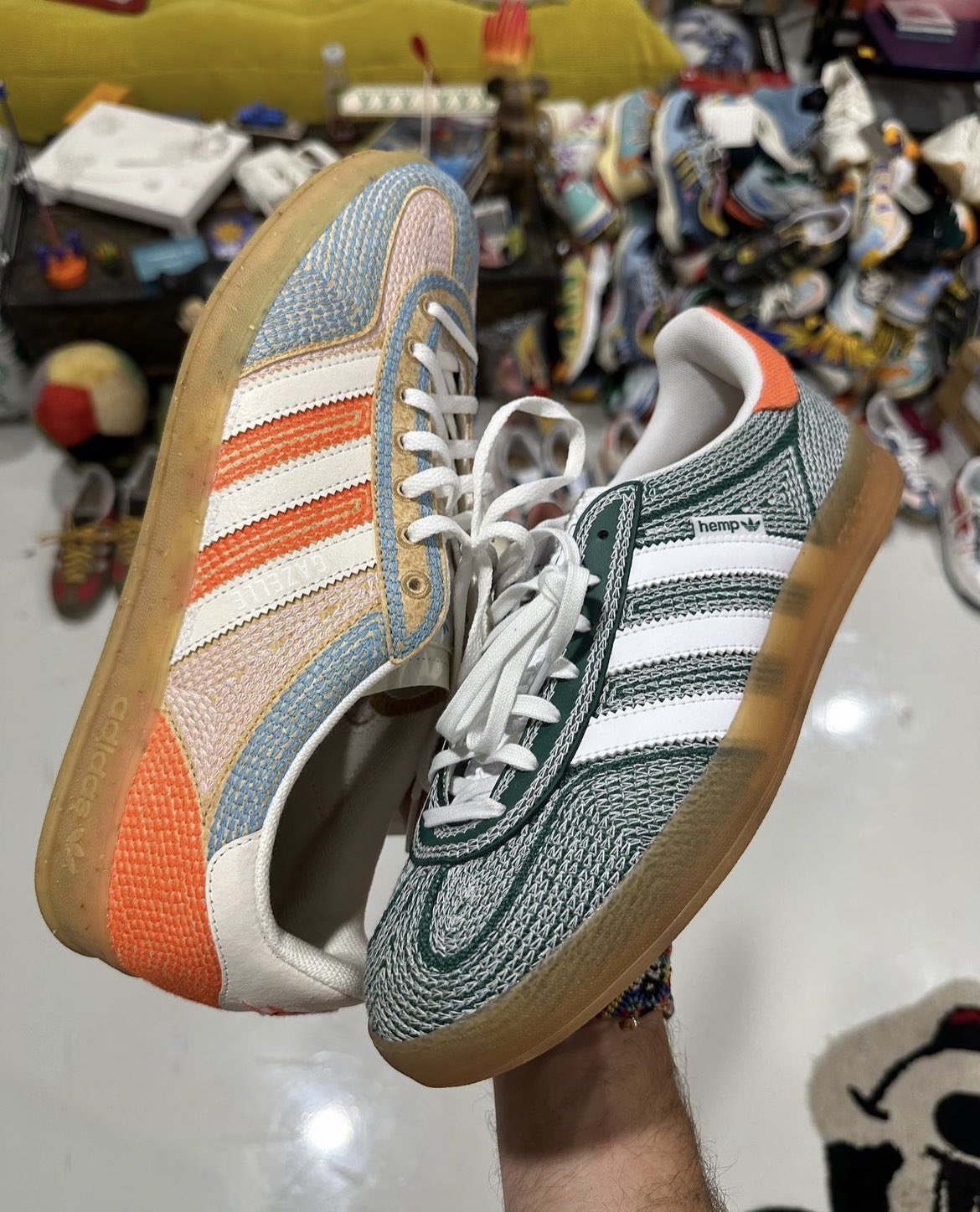 UPPER on X Sean Wotherspoon x Adidas Gazelle Hemp Coming soon https t OBfN1piwcI X