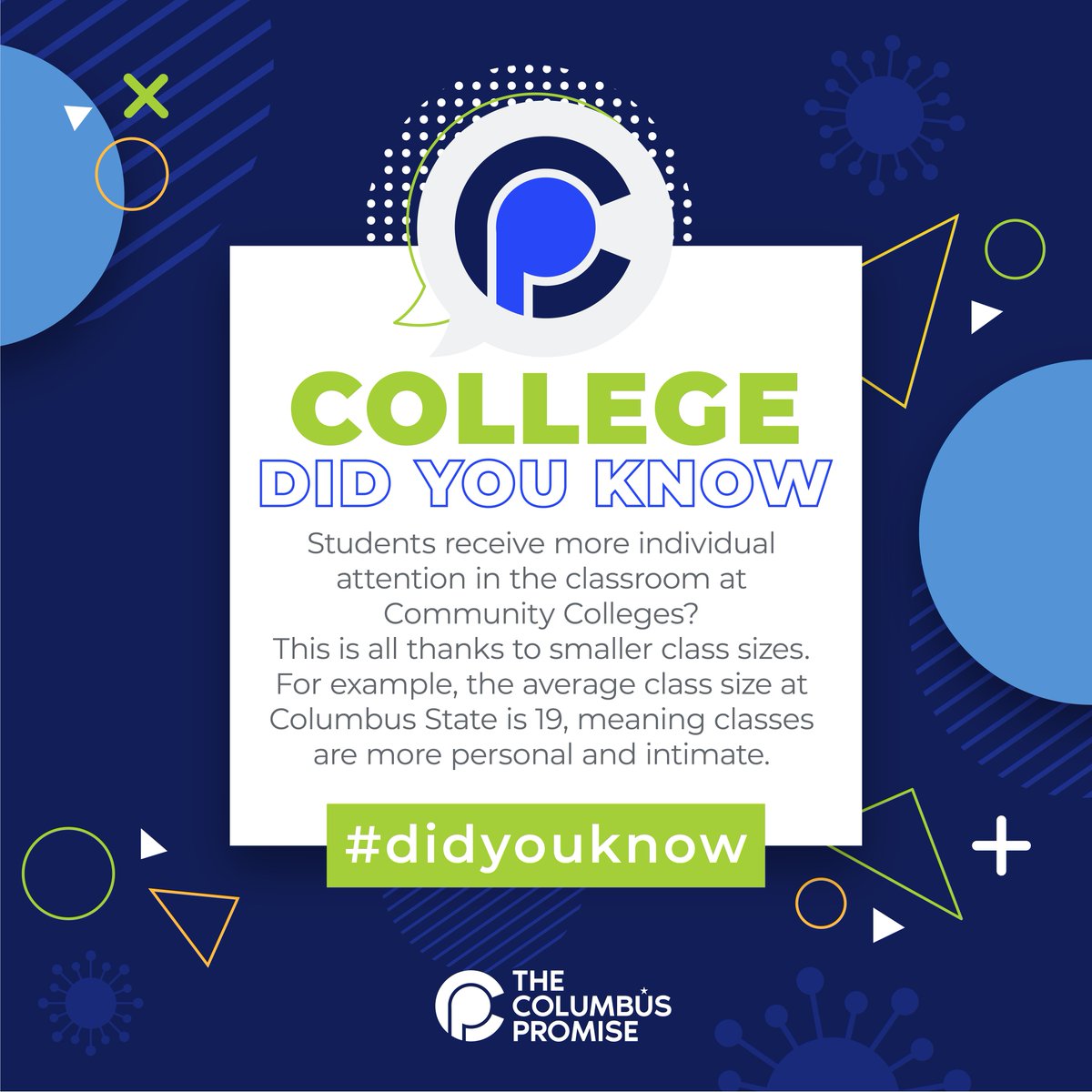 The more you know.

Like and follow for more information on <a href="/cscc_edu/">Columbus State</a> and higher education.

#CBUSPROMISE #TUITIONFREECOLLEGE