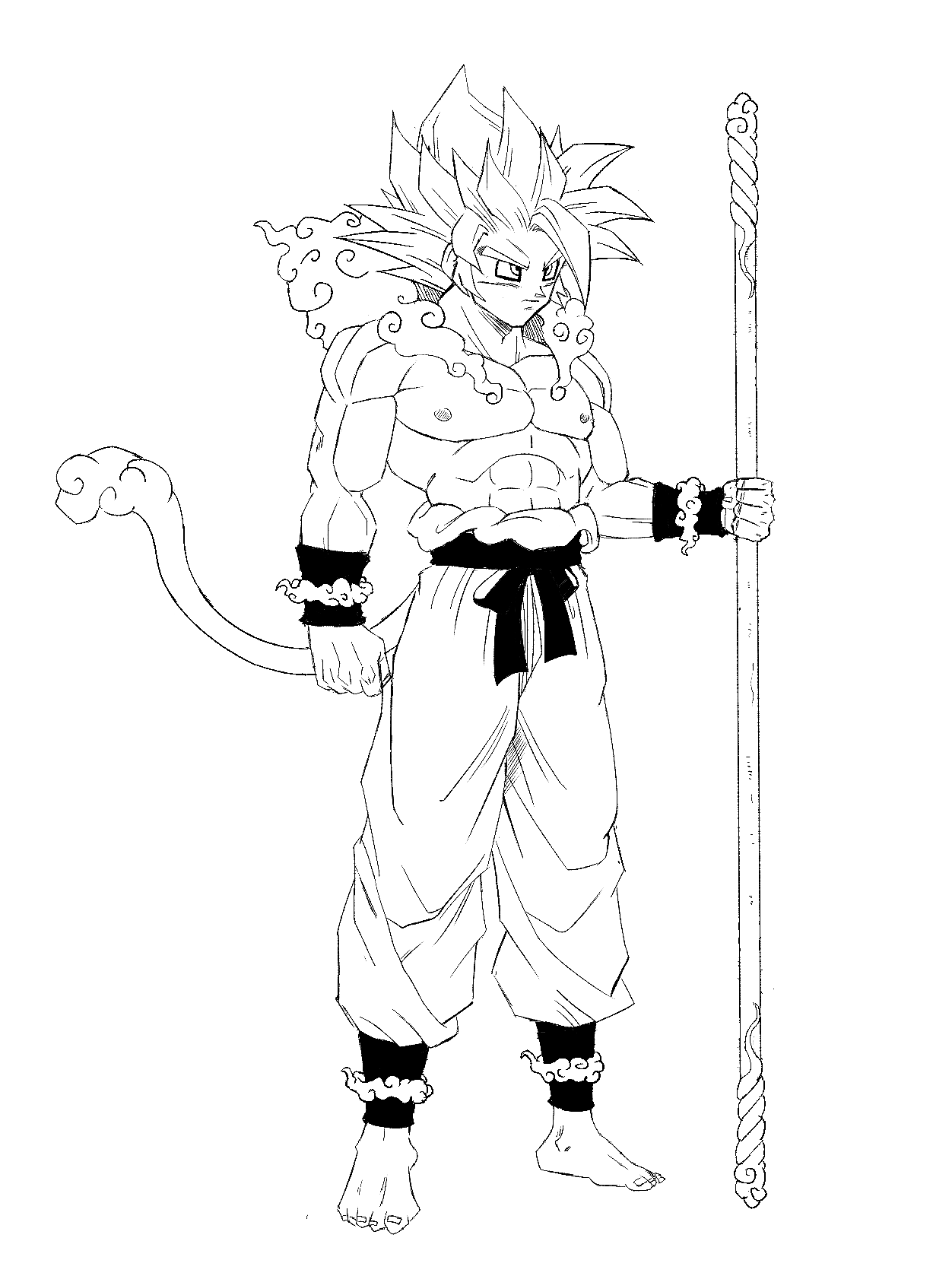 Goku ssj4 by ZxJulioCesarxX on Sketchers United