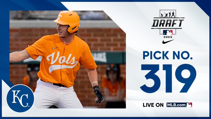 Jim Callis on X: 11th-rder Jared Dickey signs w/@Royals for $572,500  ($422,500 counts vs pool). Largest bonus after 10th rd so far this year.  @Vol_Baseball OF/C, one of better hitters in SEC