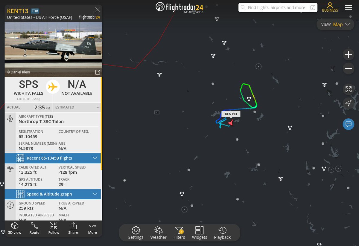 MULTI FR24 VERTICAL MANOEUVRING ALERT : At time Tue Jul 18 20:59:50 2023 #KENT13 was  manoeuvering vertically (altchange=7950ft, altdeltas=22650ft), 20nm from ONY Olney_NDB_US
 near 2879, FM 2180, Baylor County, Texas, 76380, United #AvGeek #ADSB flightradar24.com/KENT13/31323674