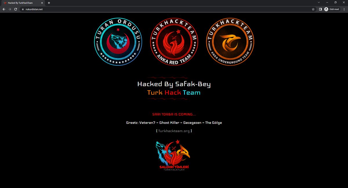 ThtResmi's tweet image. # KABRİSTAN SÖZDE DEVRİMCİLER BİRLİĞİ HACKED #​

Target: rukurdistan.net

Zone: archive.md/t4V4q

Terör örgütlerine siber alanda rahat vermeyeceğiz!

İstediğimiz Zaman İstediğimiz Yerdeyiz! #hacked #deface #news #hacker #hacking #cyberattack #security