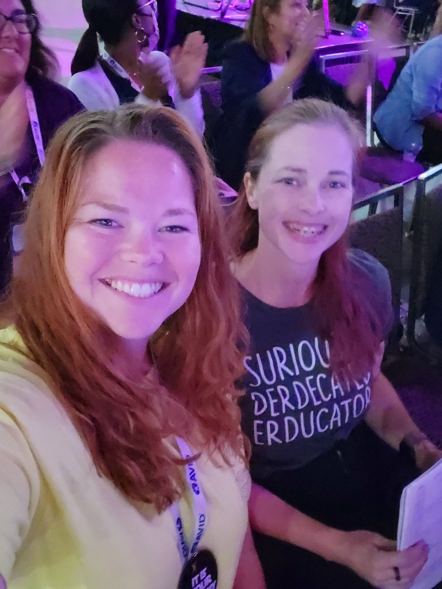 We are family! I got my sista with me at #AVIDSI2023 #AVID4possibility #weareAVIDfamily
