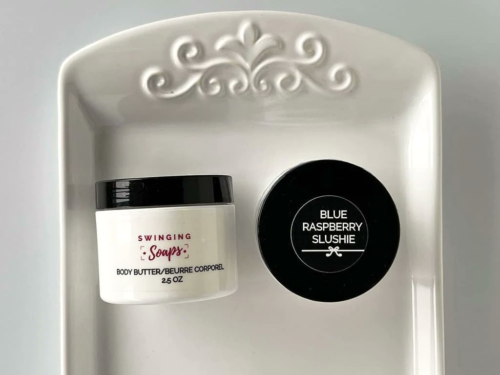 swingingsoaps's tweet photo. 🌞 Hot summer days got your skin feeling dry? Beat the   heat with our secret weapon: body butters! 🙌✨ Their rich, nourishing   formula locks in moisture and keeps your skin hydrated all day long.   #SkincareTip 💧https://t.co/0O3UUIKrWS https://t.co/h3i94TKZVp