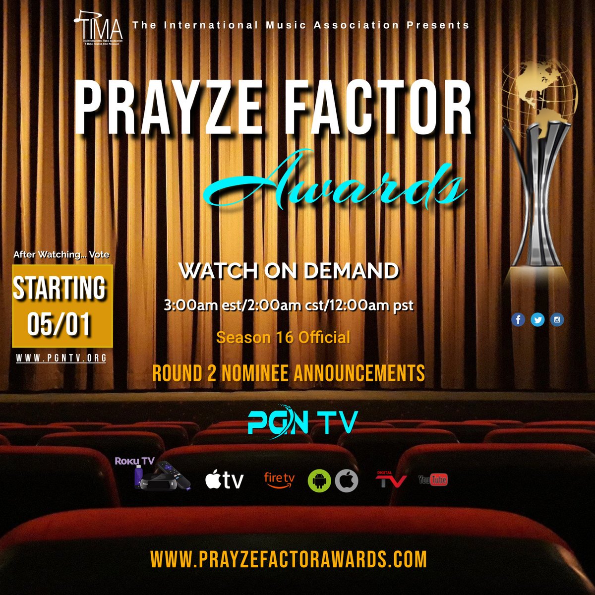 Prayze Factor Awards tweet media