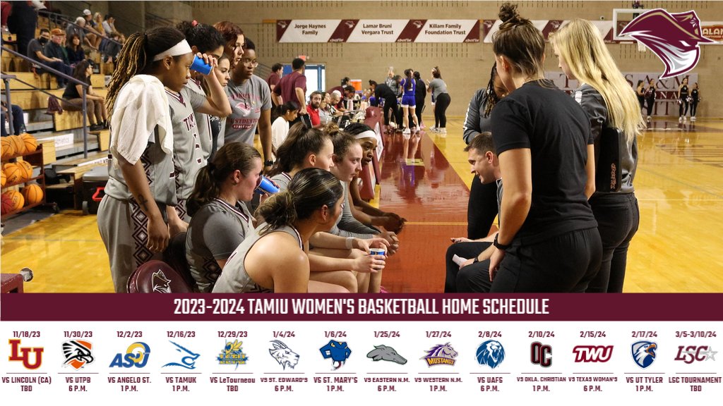 TAMIU Athletics on Twitter "🚨SCHEDULE RELEASE🚨 TAMIU Women's