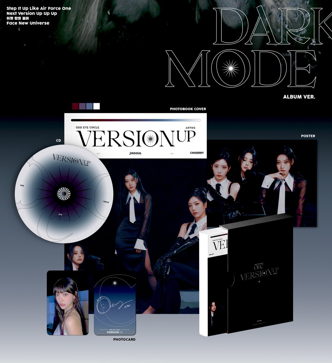 xcosmicstuff's tweet image. ✧ - 𝐎𝐃𝐃 𝐄𝐘𝐄 𝐂𝐈𝐑𝐂𝐋𝐄 &amp;lt;𝐕𝐞𝐫𝐬𝐢𝐨𝐧 𝐔𝐩&amp;gt; Album Redesign 

#ODDEYECIRCLE #VersionUp #ARTMS !