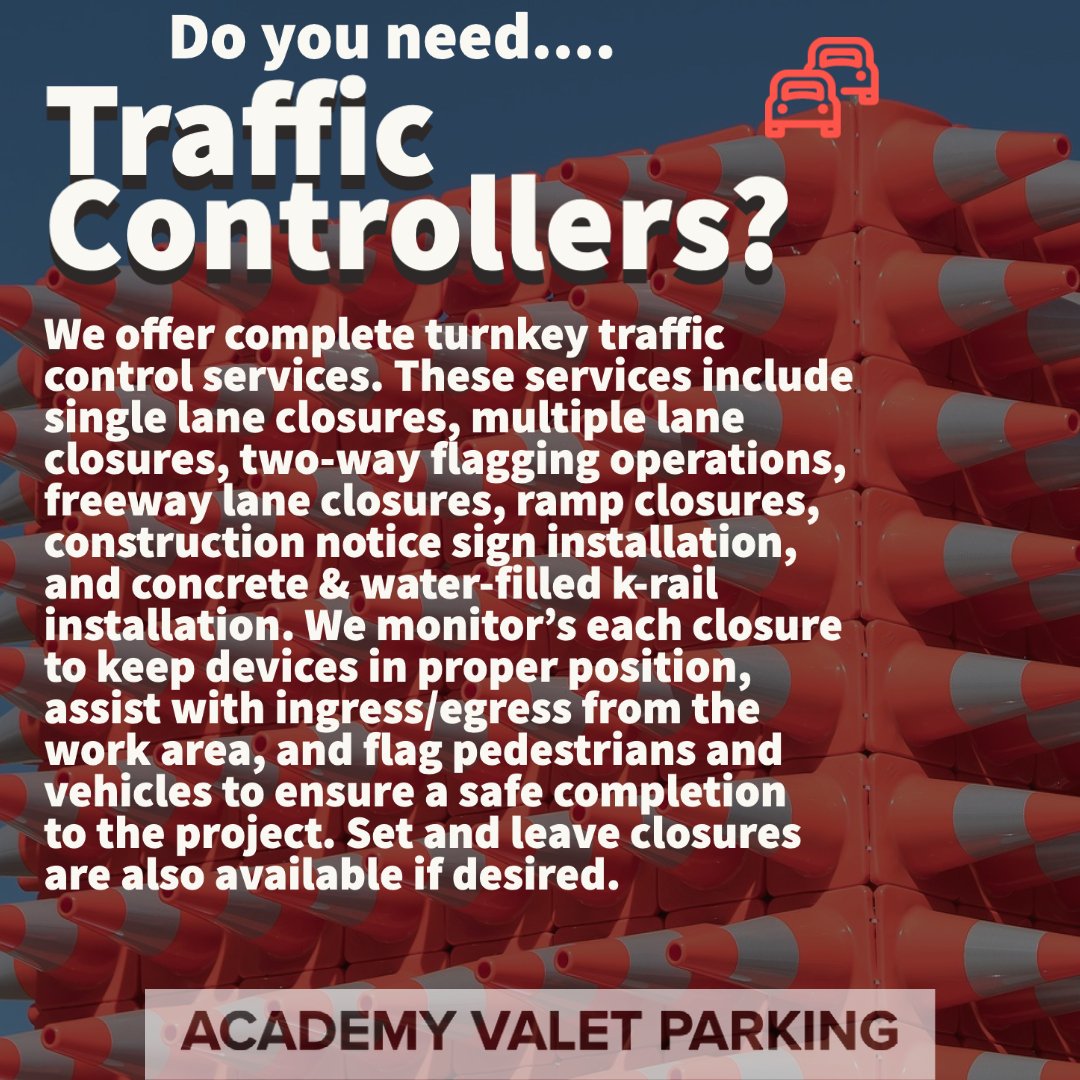 academyvalet's tweet image. #TrafficControllers #LosAngeles #Since1984
AcademyValetParking.com