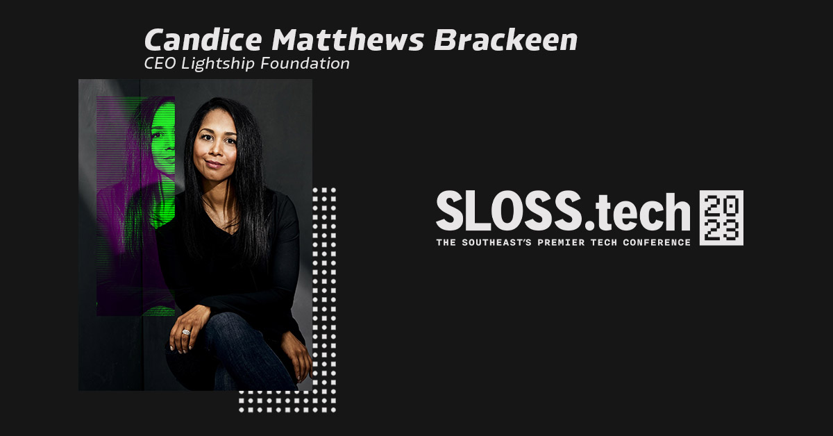 🗣️ On 8/4, CEO of @lightshipcap, @candicecincy is slated to speak on the Closing Keynote Panel at @Sloss_Tech! This premier tech conference brings together the best and brightest of today's tech entrepreneurs. Learn more or grab your ticket at bit.ly/3ryKYYC.