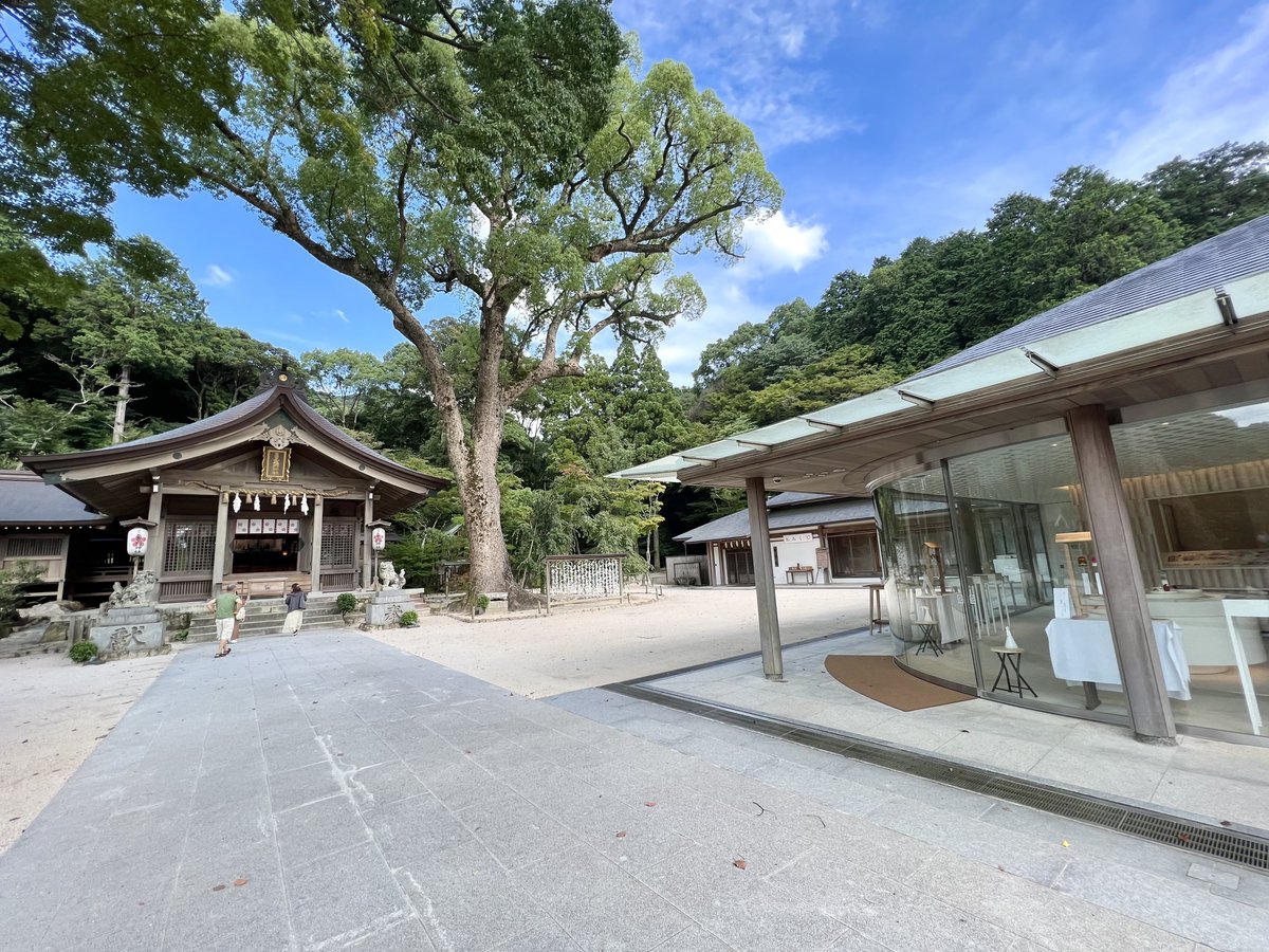 t0myuma's tweet photo. ランチの後は仮殿になってから初めて、ワーホリ前に来たぶりに太宰府天満宮にお参りして、大正ロマン的な映え店内でチョコレートショップのチョコがかかった梅ヶ枝餅相方と二種類半分こずつして食べた〜美味😋
そして近くの竈門神社も参ってきた〜ちょっと高いとこにあって景色綺麗だった✨ #ymtrip https://t.co/djL4OiDa3f