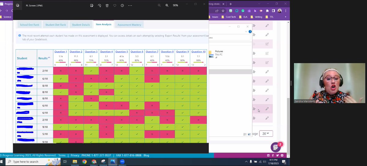 ❤Love how <a href="/DrMarkEDU/">Dr. Sandie Markowitz</a> uses <a href="/Progress_Led/">Progress Learning</a> to help teachers differentiate &amp; provide "Just in time" personalized instruction!

👍She's also connecting these activities directly to high effect size strategies #visiblelearning

#personalizedlearning #webinar