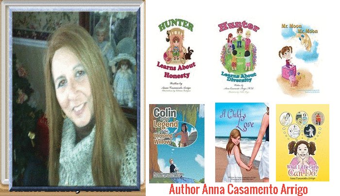 Visit Anna Casamento Arrigo at her Author UpROAR website and Amazon page you'll find her books with Amazon Look Inside, biography, reviews, awards, and more! 

zurl.co/St3c
zurl.co/zQ6U 

#AuthorUpROAR #MasterBlaster @CasamentoArrigo #BooksWorthReading