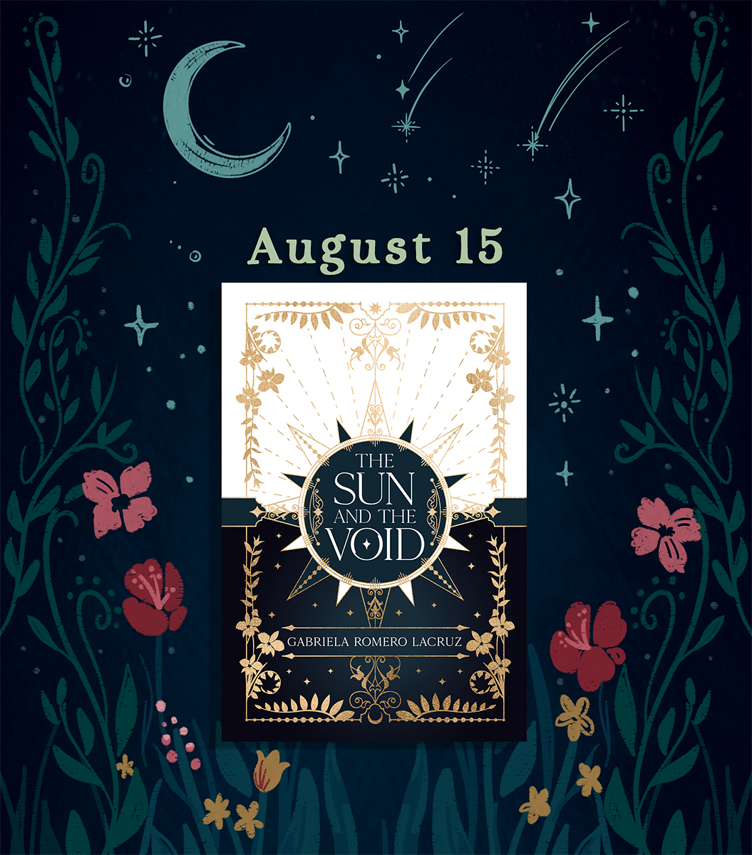 New UK release date! 🌺✨ Due to some printing delays, The Sun and the Void will now be releasing on August 15 in the UK! The day is near!!! I'm excited!