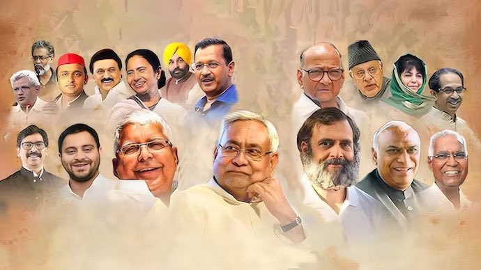 GiKokar's tweet photo. @news24tvchannel The BJP IT cell got active as soon as opposition parties came together under the banner of #INDIA. Every Twitter accnt that backs the NDA is openly sharing content critical of the recently established INDIA Alliance. Bharat vs India is a new hashtag that was created by #GodiMedia https://t.co/9eqxVuG5gM