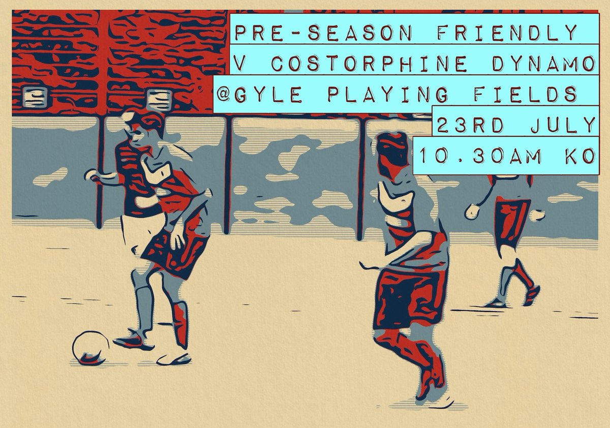 Another tough test this week as we look to get into the swing ahead of the new season <a href="/CorrieDynamoFC/">Corstorphine Dynamo CFC</a> 

Kit sponsor 
optimalhealthchiropractic.co.uk

Match Ball sponsor 
footlightsbar.co.uk