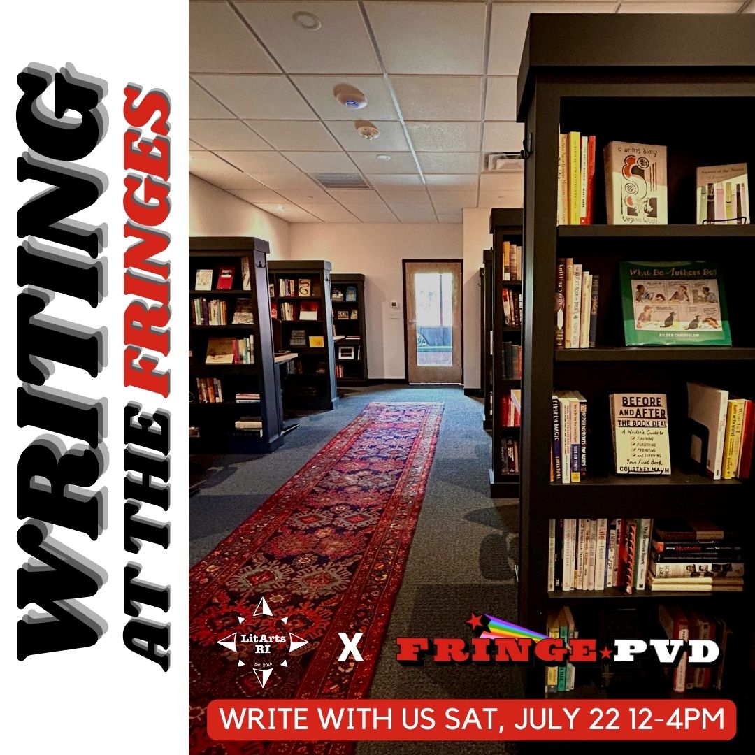 This Saturday: Get some focused writing done during Writing at the Fringes, a public write-in to celebrate Fringe Festival <a href="/fringePVD/">fringePVD</a> in our new neighborhood—the Valley. Register to let us know you’re coming this Sat, July 22 between 12-4pm: eventbrite.com/e/writing-at-t…