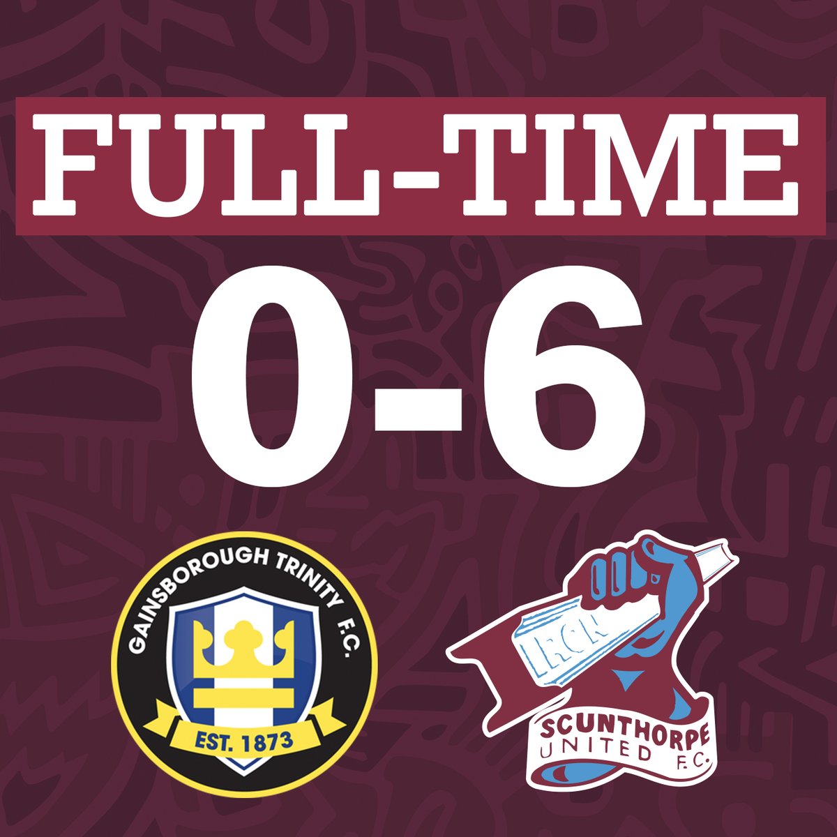 ⚽️ FULL-TIME

A five-star second half as goals from Michael Kelly, Cameron Wilson (two), Danny Elliott and Danny Whitehall, added to Jason Law’s goal in the first half, give the Iron an emphatic win.

(GAINSBOROUGH 0-6 IRON)

#UTI #IRON