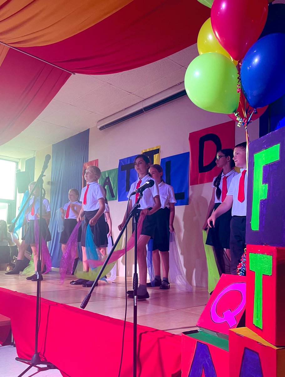 A huge well done to Y6 on their end of Year performance of Matilda. They all did amazingly well! ✨💙 <a href="/GrangeMissA/">GrangeMissA</a> <a href="/GrangeMissM/">Miss May</a>