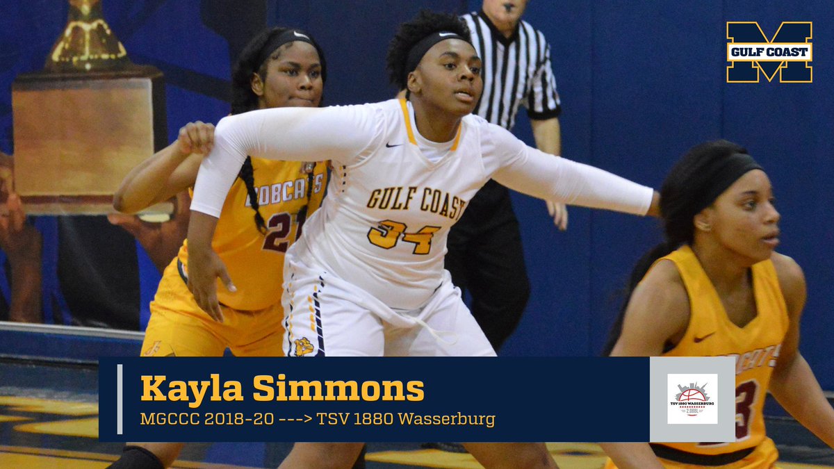 MGCCCBulldogs's tweet photo. HOOPS | Former @MGCCC_WBB star Kayla Simmons is headed to play professionally in Germany! #NextLevelGC https://t.co/9OlocQWNq3