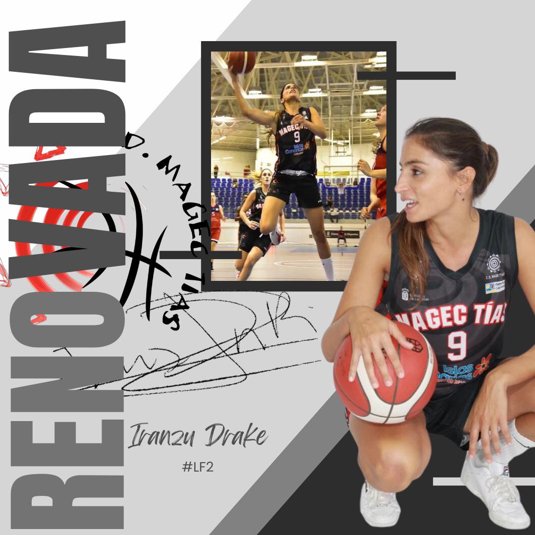 CompeticionFEB's tweet photo. 🚨 Mercado #LF2:  Iranzu Drake, cuarta renovación del @magectias1995  "Contra la Violencia de Género"

▶️ La ala pívot vivirá su quinta campaña seguida en las filas del conjunto rojinegro

📝 Más información ⬇️
https://t.co/GGj4FLxOiJ https://t.co/e2missgsGL
