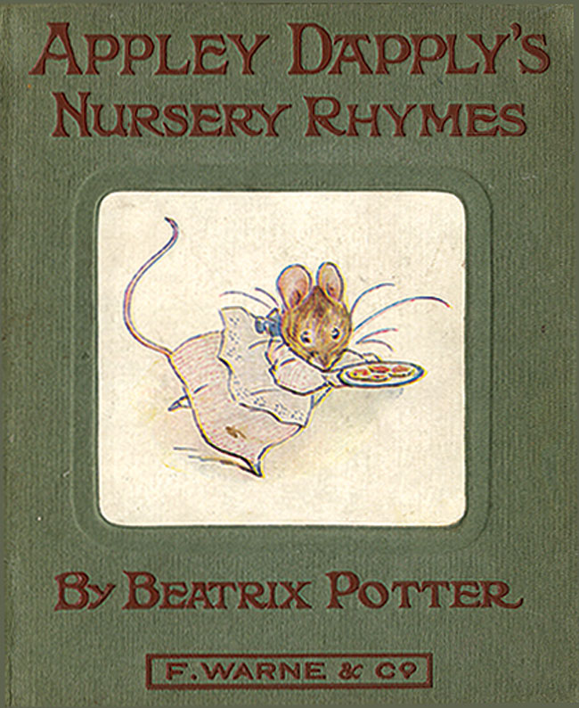 BeatrixPotterSo's tweet photo. In July 1902 Beatrix Potter planned a book of rhymes called Appley Dapply, an abridged edition would not be published until 1917.

#BeatrixPotter #DidYouKnow #AppleyDapply https://t.co/s68qlmyEm4