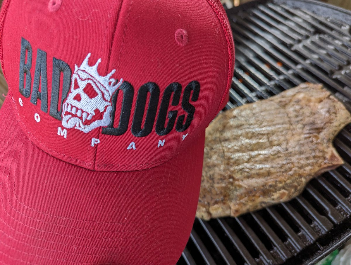 MetsukoNFT's tweet photo. It's summer... It's hot as F... But I still like to flex my meat @BadDogsCompany #BadDogsDaysOfBBQ #MeatPix #ChowDownWithMetsuko https://t.co/AjzyaGVzHg