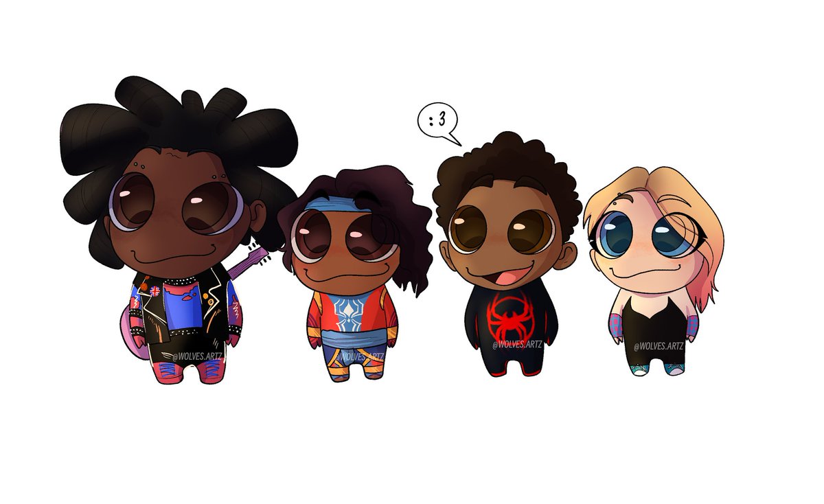 :3 #MilesMorales #HobieBrown #PavitrPrabhakar #GwenStacy