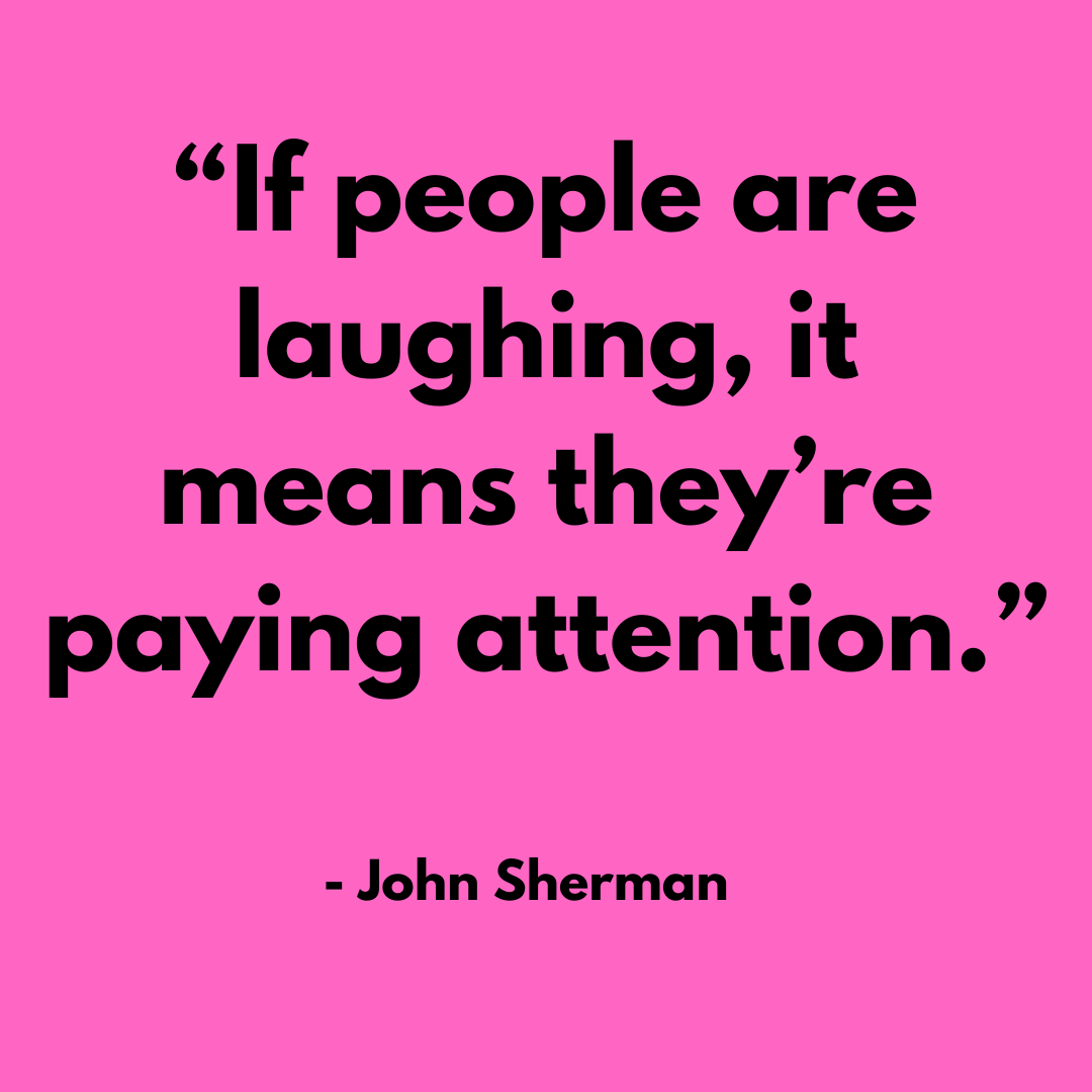 DanielPink's tweet photo. Tuesday communication wisdom from John Sherman: https://t.co/ogxklKjaTg