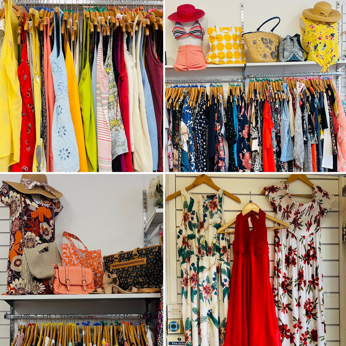 👀 at those #preloved summer ☀️dresses! Whether it’s a staycation, a city break, beach holiday or a cruise 🚢, we’ve got ur holiday needs! So # &amp; buy #secondhand. I’m sure if she could even #Barbie would pop in 4 a bit of #charityretail 🛍️shopping! <a href="/Childrens_Trust/">The Children's Trust</a>