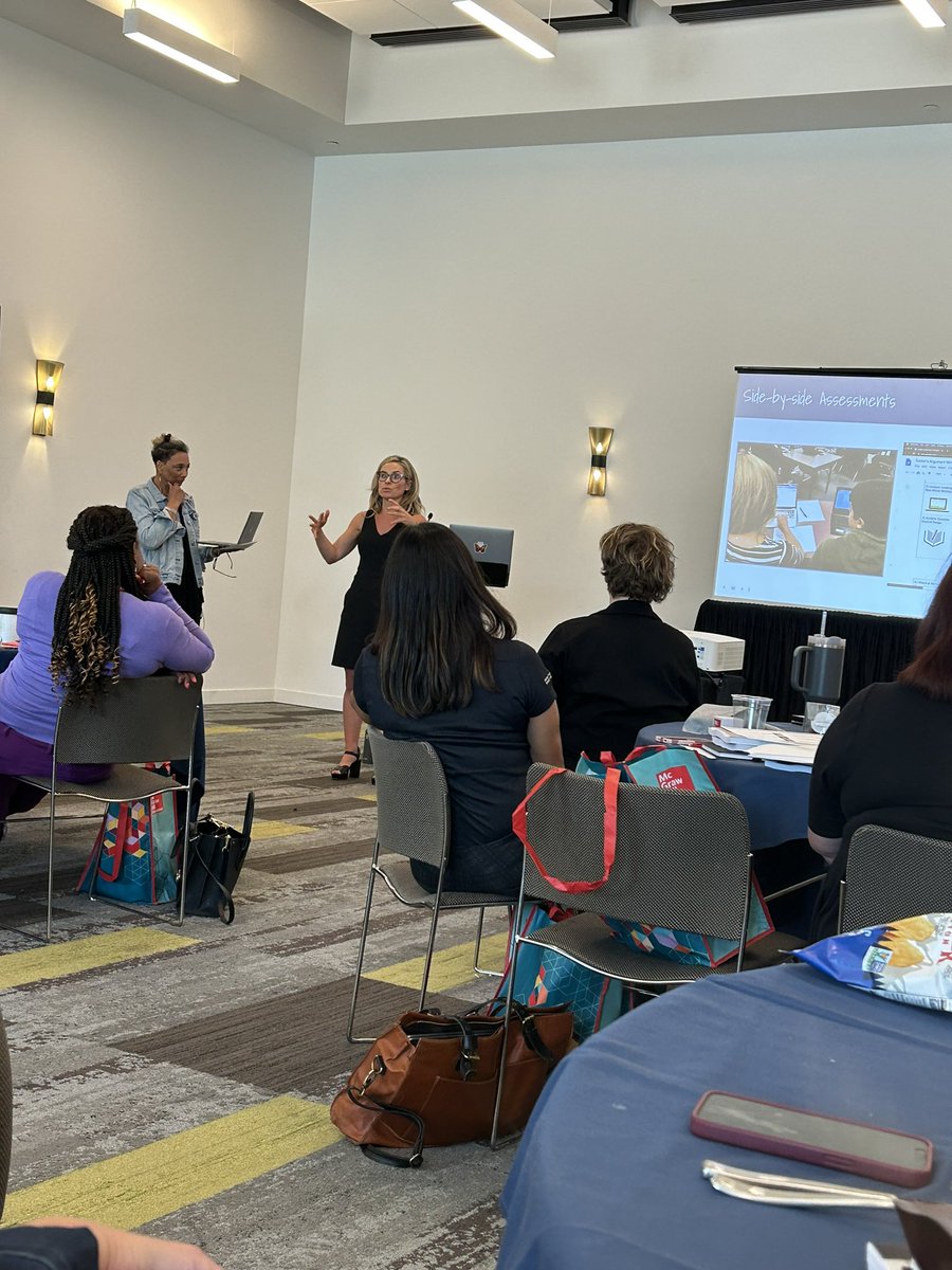 ELADVUSD's tweet image. McGraw Hill Literacy Symposium 
Talking about high student engagement today!  #studentled #blendinglearning #reimagingclassroomworkflows