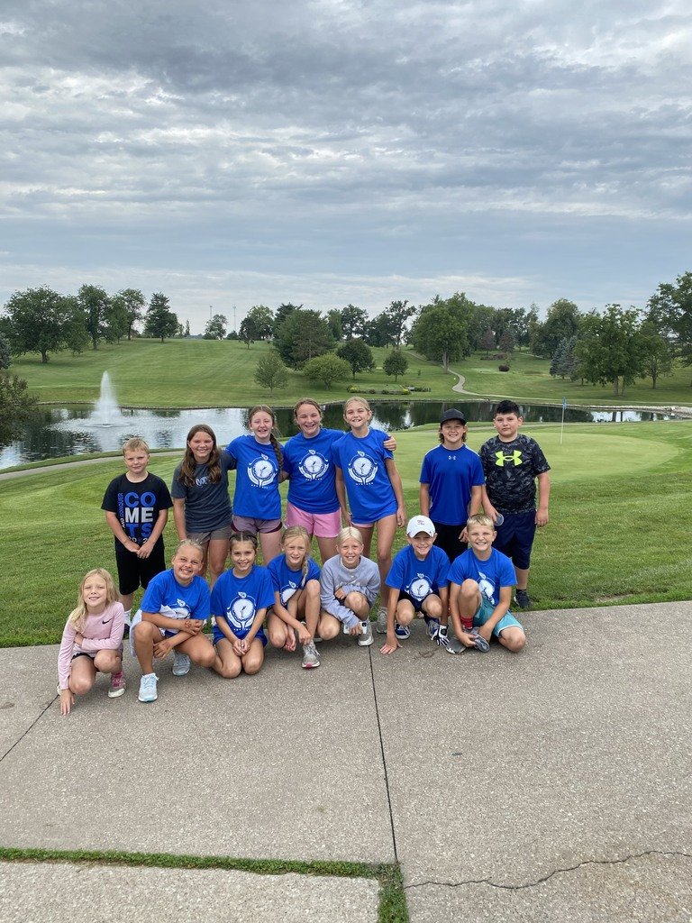 WestLibertyCSD's tweet photo. @wlcometgolf wrapped up their junior golf camp today! Around 30 3rd-8th graders learning or improving their skills on the course! #growingthegame https://t.co/35rhFdMtUi
