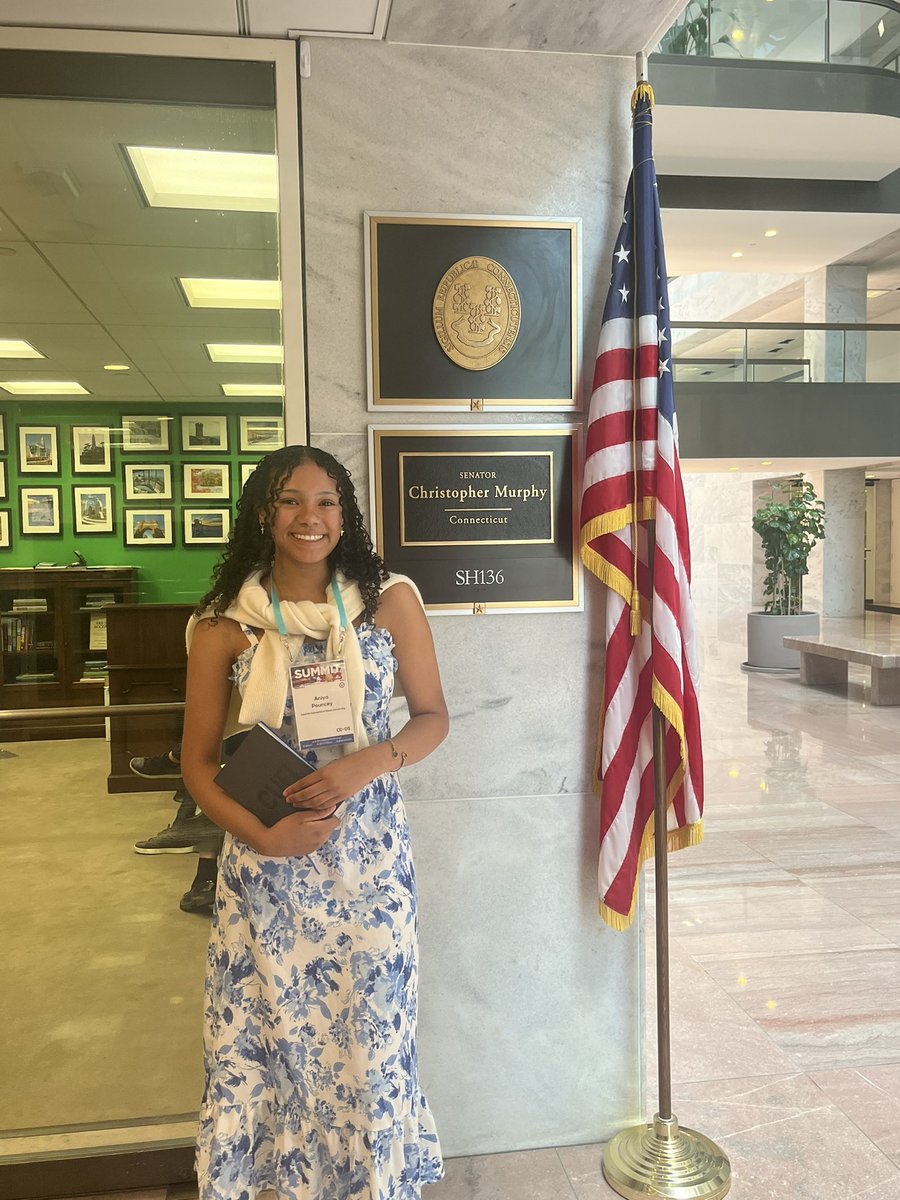 aniyapouncey's tweet photo. Today I had 3 meetings with Senator Murphy, Senator Blumenthal and my congressional rep Jahana Hayes about foreign policy in the Middle East at Capital Hill in Washington D.C.

#Capitalhill #Politics #WashingtonDC #foreignpolicy https://t.co/4RIs4jko9u