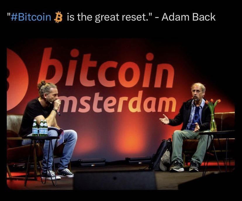 Jameshaml2's tweet photo. #Bitcoin is the the great reset - Adam
Back 4 https://t.co/SU3by6fdmL