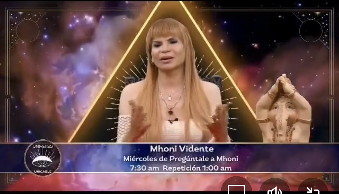 @ClubMhoniFan @mhonividente @UnicableOficial @raquelrocha Presente Mhoni!!!! Todos los Miércoles #MhonienUnicable #UniversoUnicable #PregunteaMhoni #Predicciones 7:30 am!!!! Ponte en sintonía y #PreguntaleaMhoni 👈